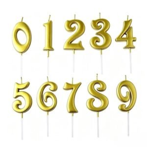 Gold Party Candles